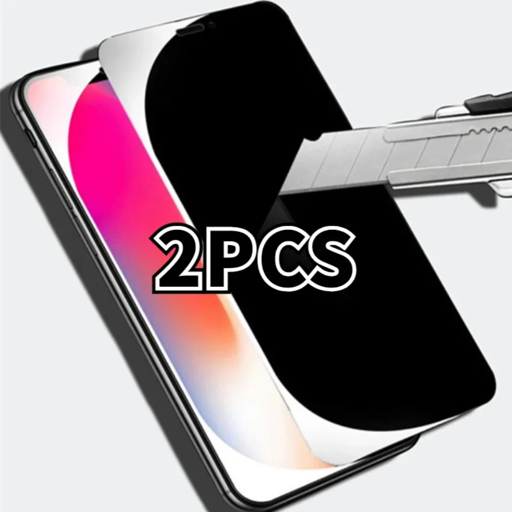 2 шт. защитное закаленное стекло для iPhone 11 Pro Max 12 13 Mini 15 14 7 8Plus X XR XS