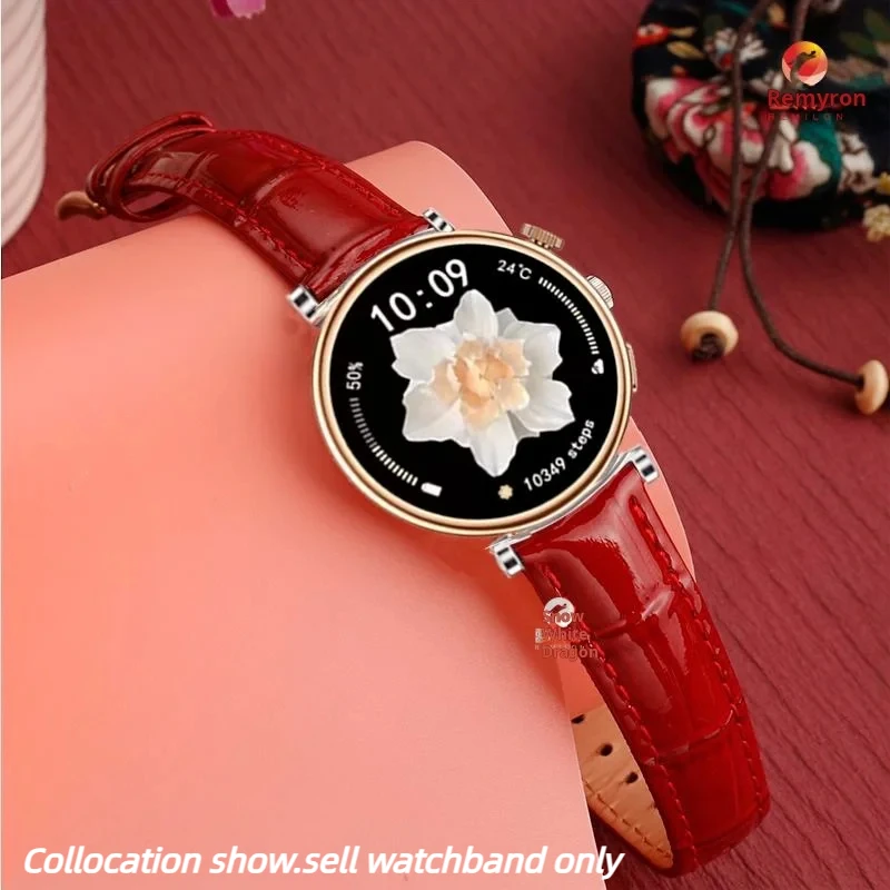 Красный быстрый ремешок для часов 18 мм Huawei Women Gt5 Gt4 пряжка-бабочка Gt 5 4 Girl яркий из