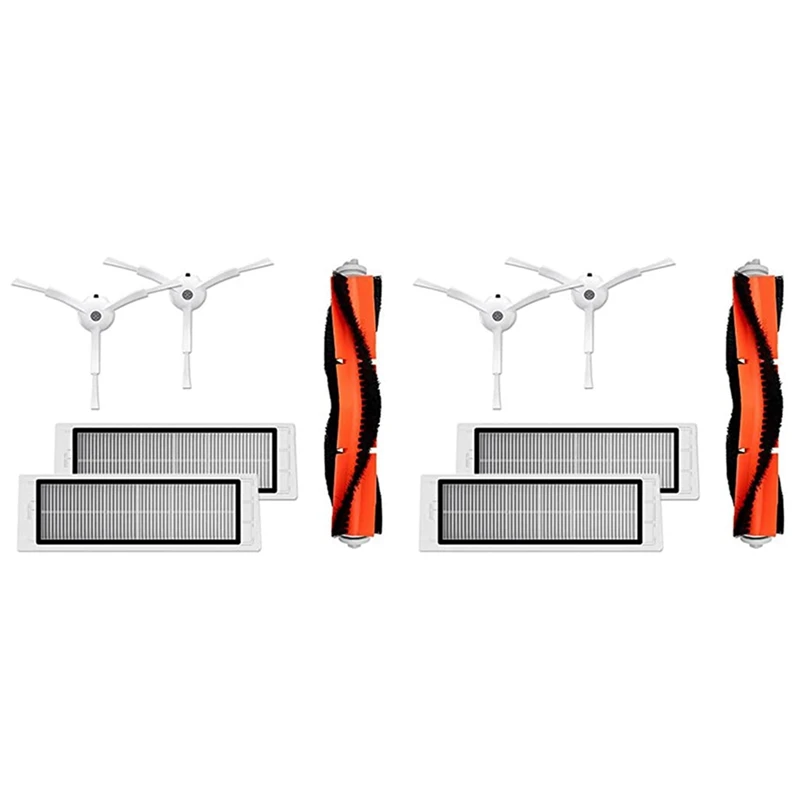 

AD-10Pcs набор запасных частей для робота Xiaomi Mijia 1C аксессуары боковой ролик HEPA фильтр основная щетка Швабра