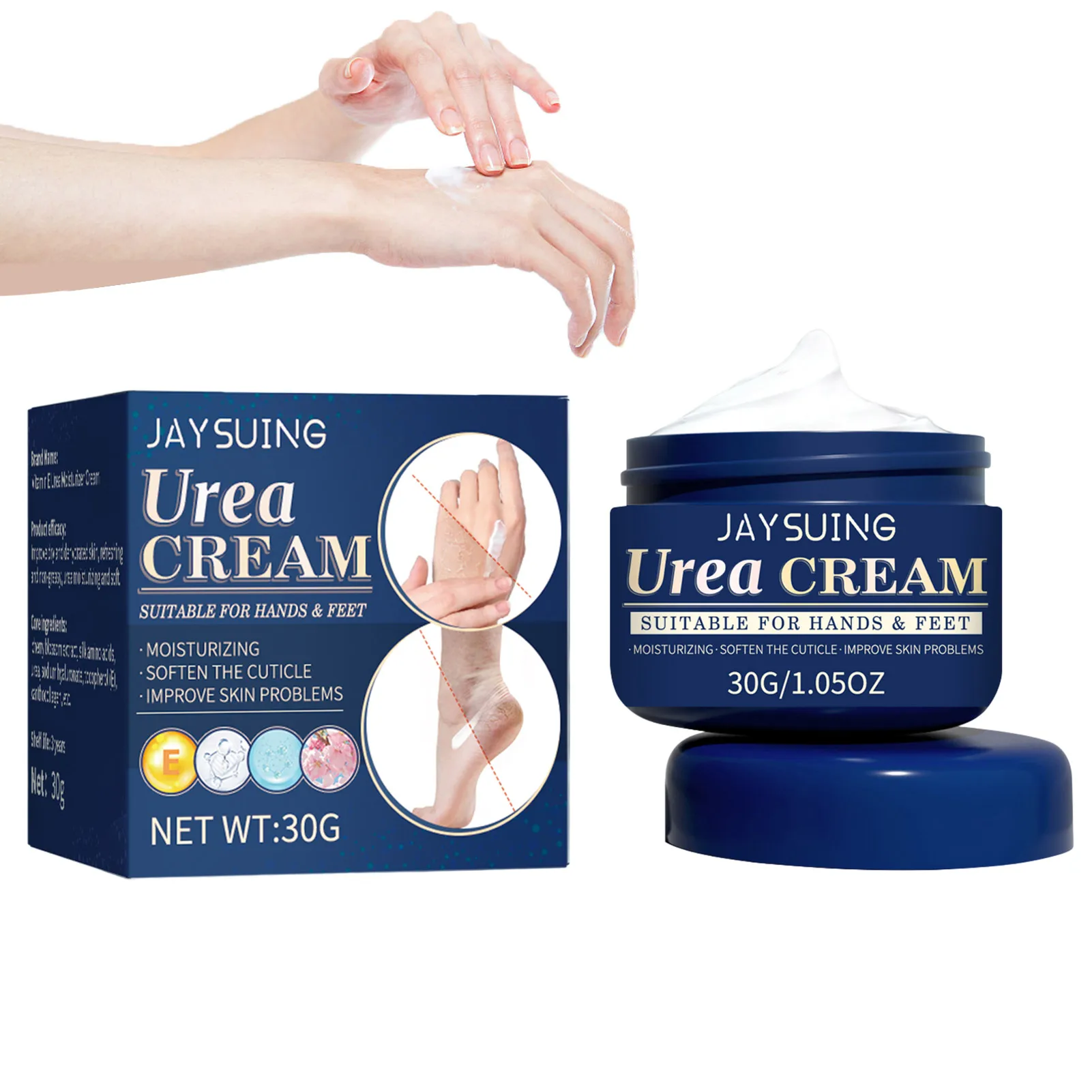 

Крем для ног, крем для ног для сухого треснутого каблука, зимний увлажняющий и увлажняющий бальзам для восстановления трещин на пятках для н...