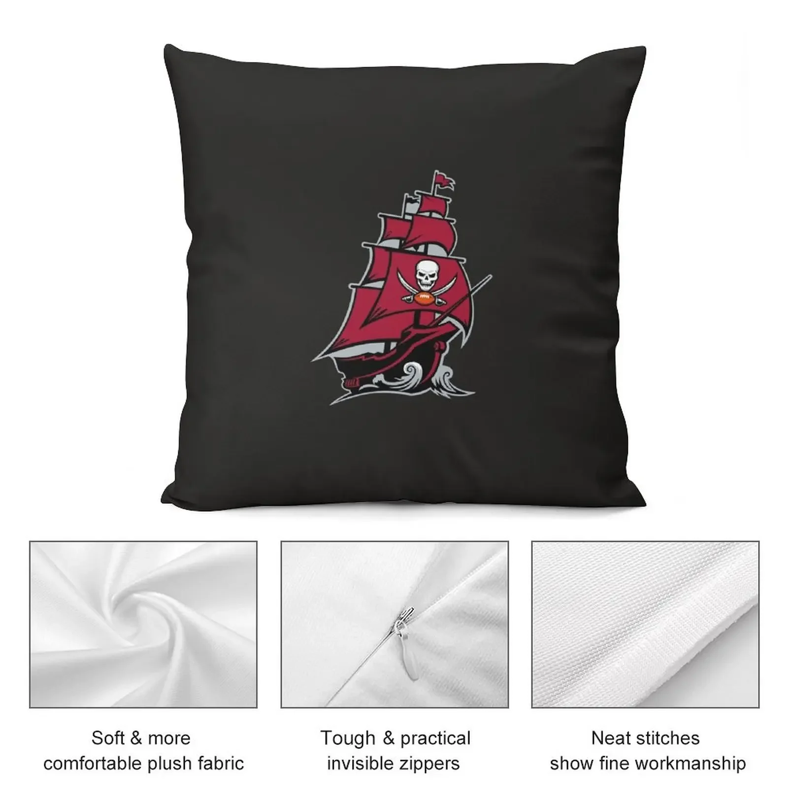 Футболка с логотипом Buccaneers Essential подушка для дивана наволочка подушки