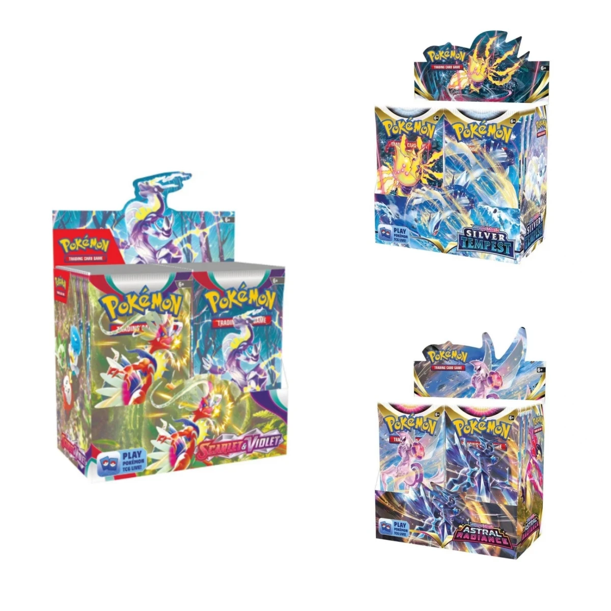 

Игровые карты в тесте, Pokemon, 4 пакета из 36 листов, скрытые судьбы, алый, GX, Vmax, EX, Mega Energy, Сияющие игры в автономном режиме, играя в игры