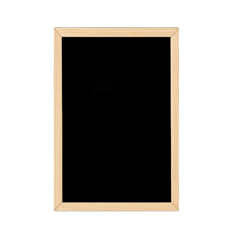 

3X Double-Sided Blackboard Wooden Crafts Wooden Frame Small Blackboard Writing Message Board Home Decoration DIY Listing