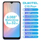 OUKITEL C15 Pro + смартфон, 3 Гб ОЗУ 32 Гб ПЗУ, экран 6,088 дюйма, Android 9,0, четырёхъядерный