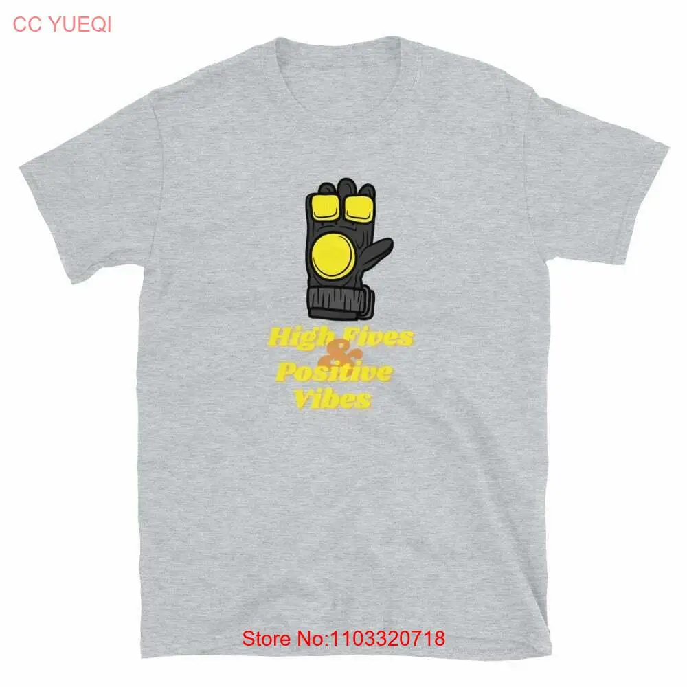 Футболка High Fives &amp Positive Vibes NoEnName_Null хлопок короткая рукав