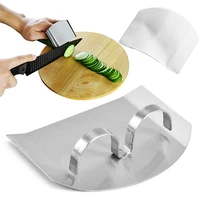 stainless steel finger guard finger hand cut hand protector knife cut finger protection tool kitchen cooking knives accessories