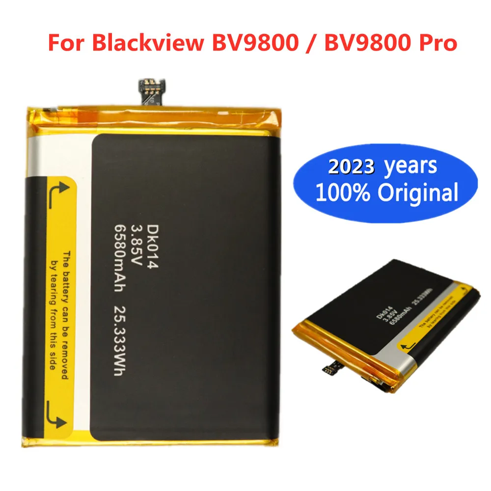 

2023 Original For Blackview BV9800 / BV9800 Pro BV9800Pro Battery 6580mAh Long standby time DK014 Smart Phone Battery In Stock