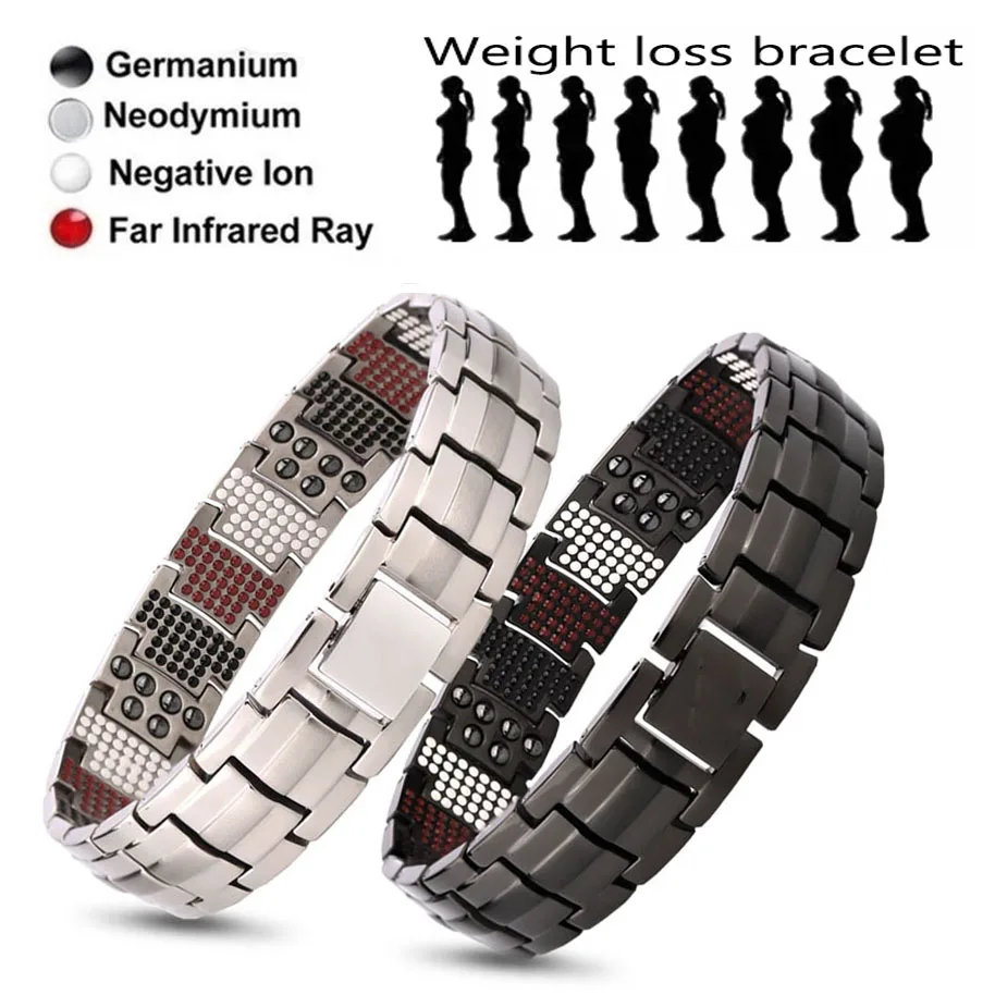

Magnetic Therapy Detachable Magnet Bracelet Unisex Promotion Metabolism and Blood Circulation Movement Slimming Bracelet