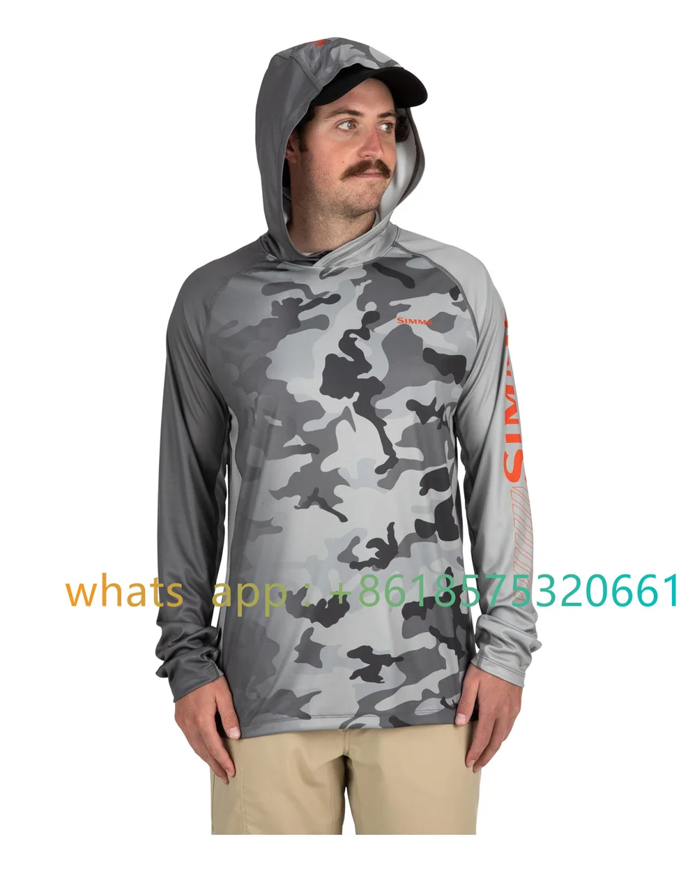 

Толстовка мужская с длинным рукавом, быстросохнущая одежда для рыбалки, летняя дышащая защита от УФ излучения, одежда для рыбалки