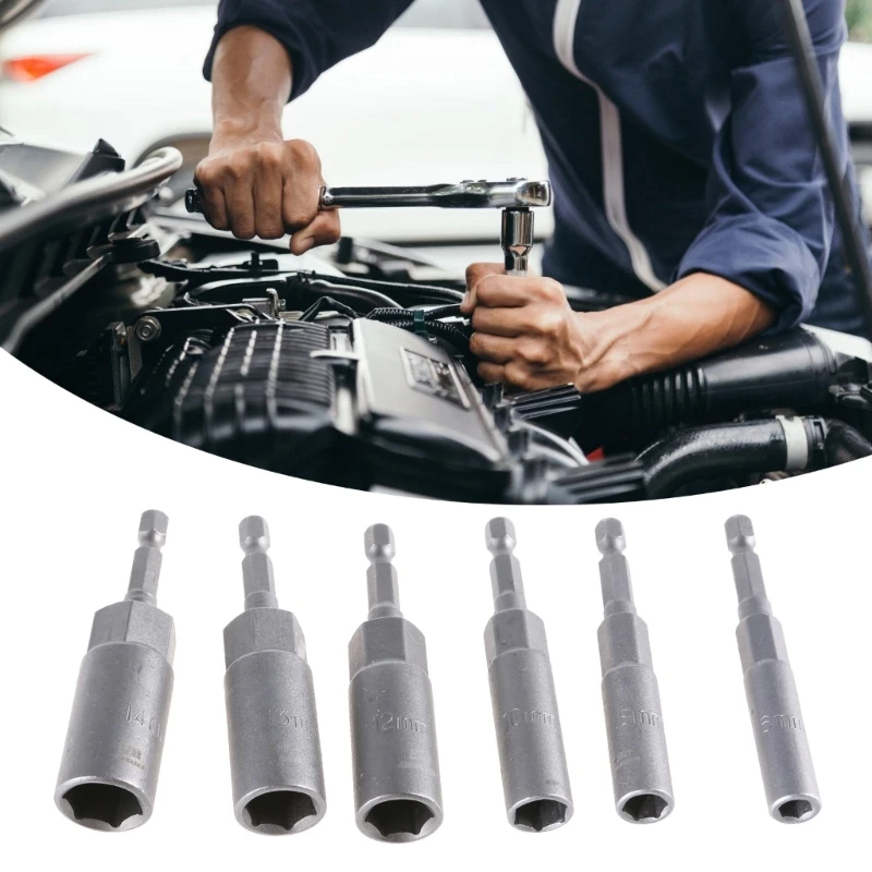 5 5-19 мм силовая отвертка сверло набор инструментов головки гаечный ключ винт 1/4