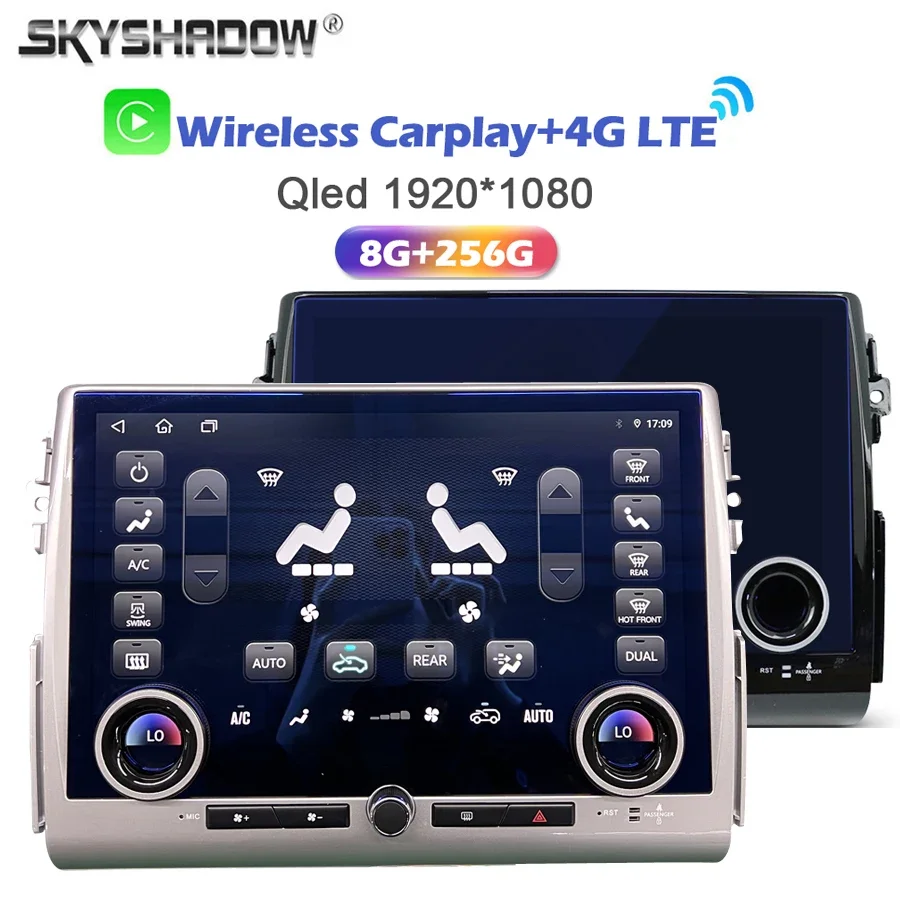 Автомобильный DVD-плеер Carplay Android 14 0 8 ГБ + 256 13 3 дюйма IPS LTE GPS Wi-Fi Bluetooth RDS Радио для Toyota