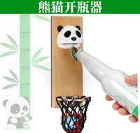 1pcs creative cute panda vintage wall bottle opener bar beer glass bottle cap opener fridget magnet home decoration