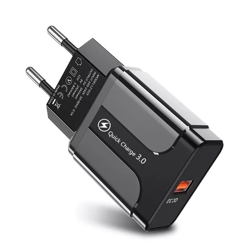 

Charge 3.0 18W QC 3.0 4.0 Fast charger USB portable Charging Mobile Phone Charger For iPhone 7 8 Plus X XR XS Max Samsung