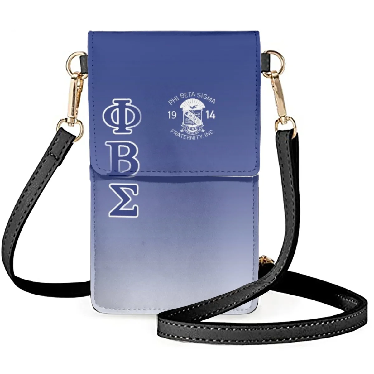 

FORUDESIGNS, флип-сумка для телефона с градиентом Phi Beta Sigma, модные сумки через плечо, женские мессенджеры в стиле Хай-стрит, женская сумка для макияжа