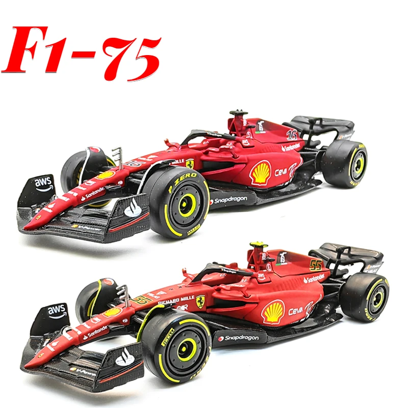 Модель внедорожника Bburago #44 McLaren MCL36 Ferrari RB16B F1 1:43 2022