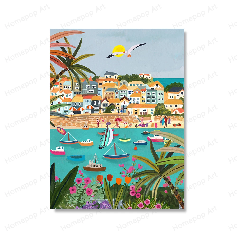 

Печать на холсте "Испания, берег Амальфи"