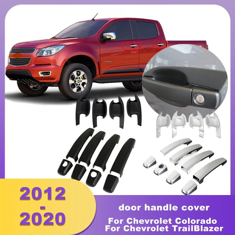 Фото Крышка боковой дверной ручки, накладка на внешние ручки для Chevrolet Holden Colorado 2012-20120, для Chevrolet TrailBlazer 2012-2019 №1