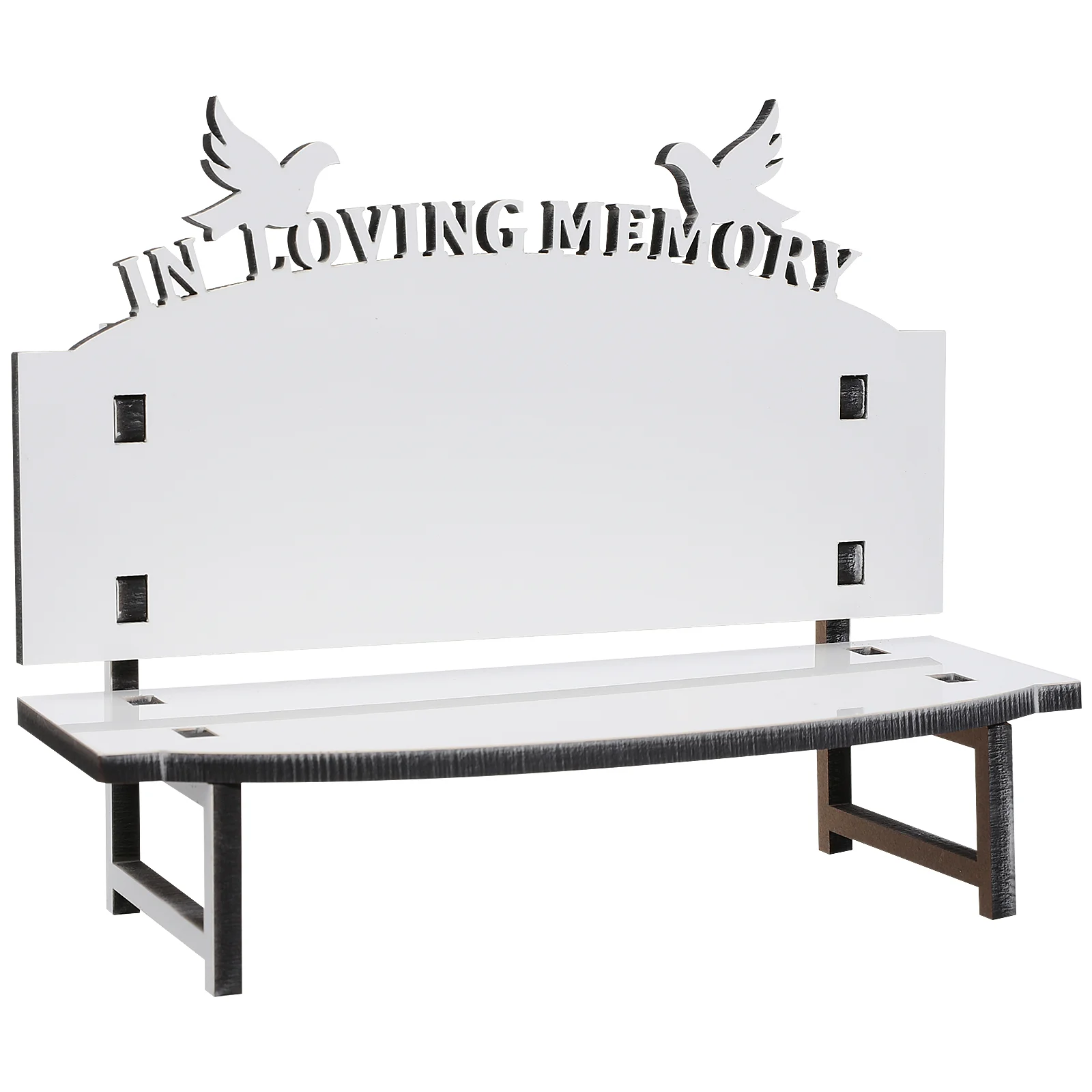 

Mother Day Gift Office Practice White Embryo Sublimation DIY Ornament Heat Transfer Table Centerpiece