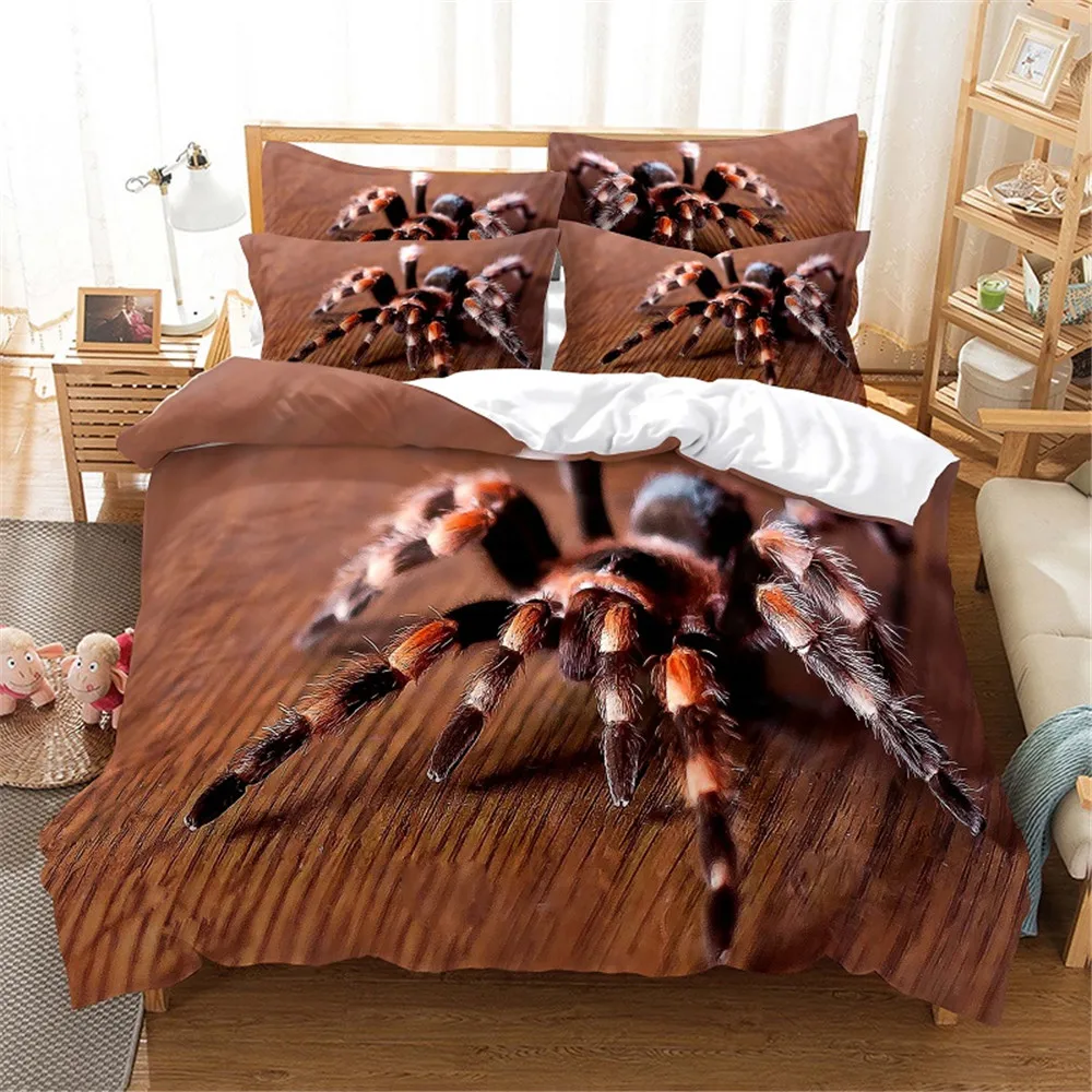

3D Spider Bedding Set Queen Bedding Duvet Cover Set Bedding Set Bed Cover Cotton Queen Bedroom Bed Cover Set Bed Set Bedding