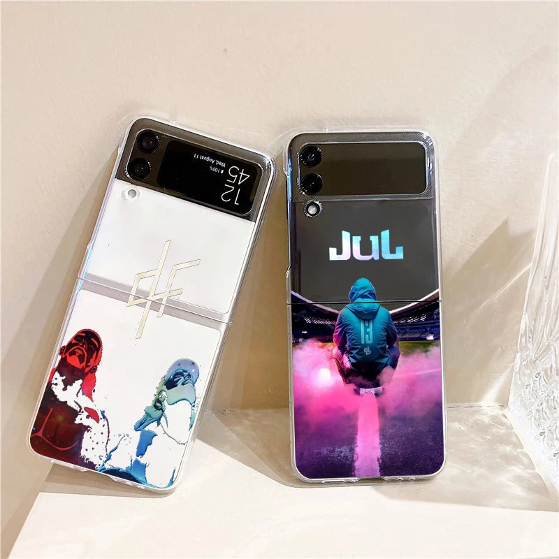 Прозрачный чехол из поликарбоната для телефона Samsung Galaxy Z Flip 3 4 5 6