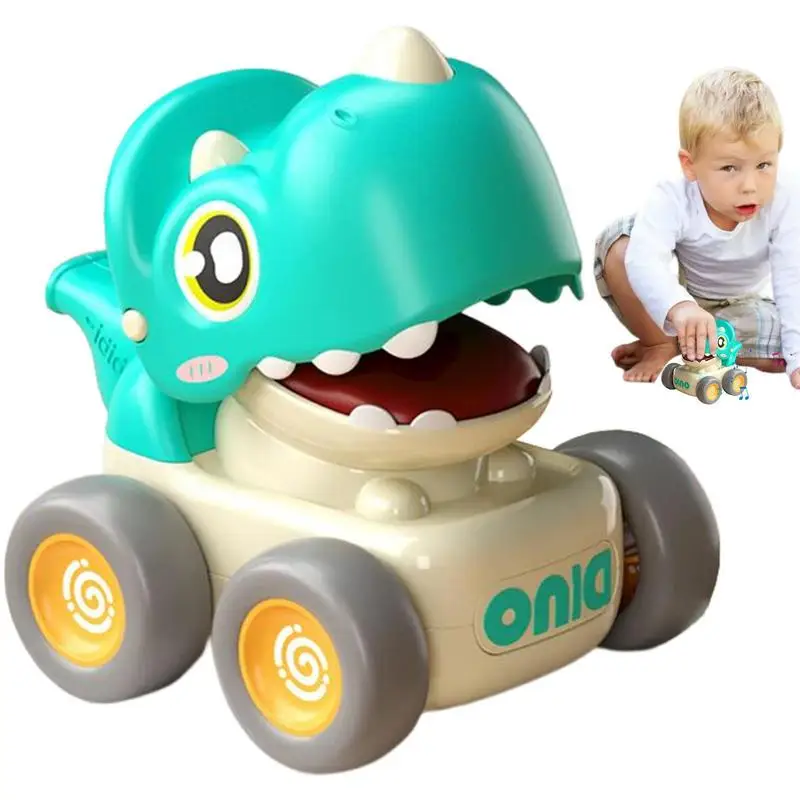 

Children's Mini Inertia Pressing Car Dinosaur Cute Animals Toys Battery Free Cute Vehicle Press To Run Kids Birthday Gifts