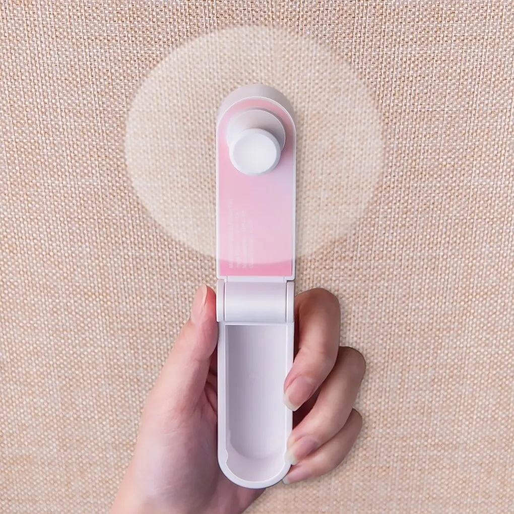 

Handheld Folding USB Fan Mini Fan 3 IN 1 Rechargeable Hand Fan Portable Electric Fan Quiet Pocket Cooling Small Fan For Outdoor