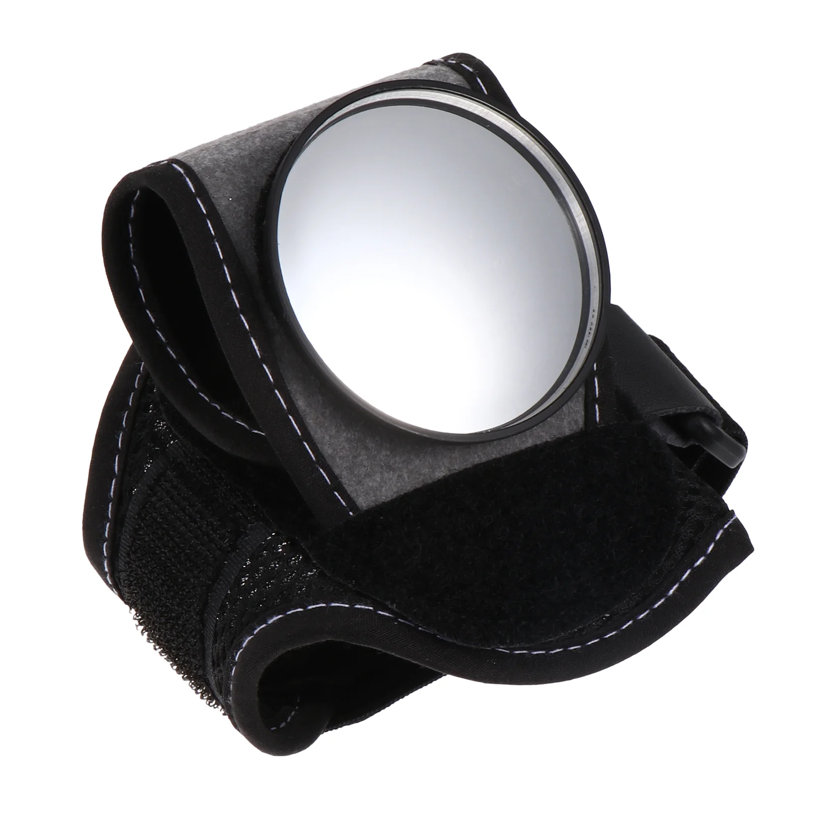 

Mirror Wrist Strap 360° Rear View Guard Band Cycling Handlebar Retroreflector Plastic Bike Riding
