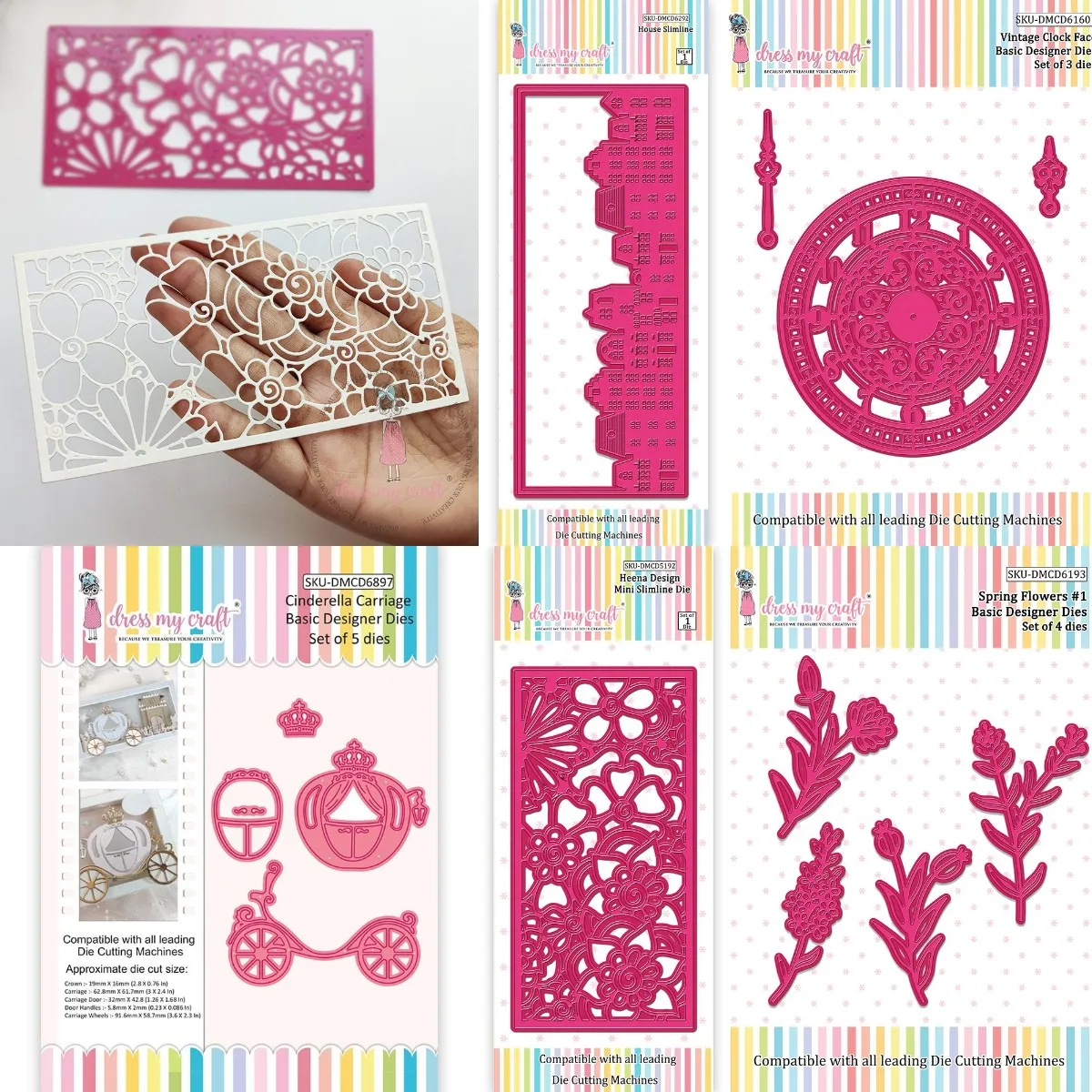 Heena дизайн 2024 новые металлические пресс-формы сделай сам Скрапбукинг Фотоальбом