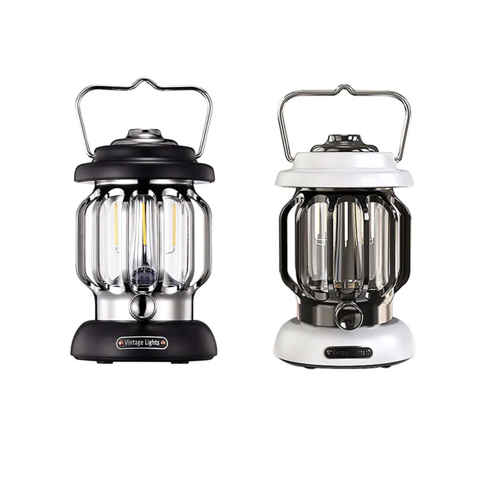 

Retro Portable Garden Lantern 230LM Outdoor Kerosene Lamp 4 Lighting Modes Tent Camping Light for Hiking Climbing Yard