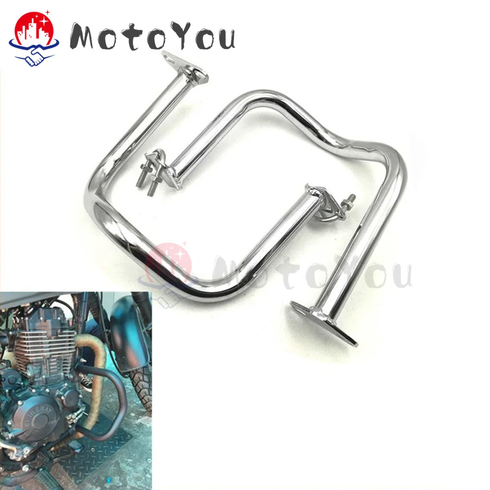 CB400SS защита двигателя шоссе Краш бар стальной бампер буферная рама боковая для