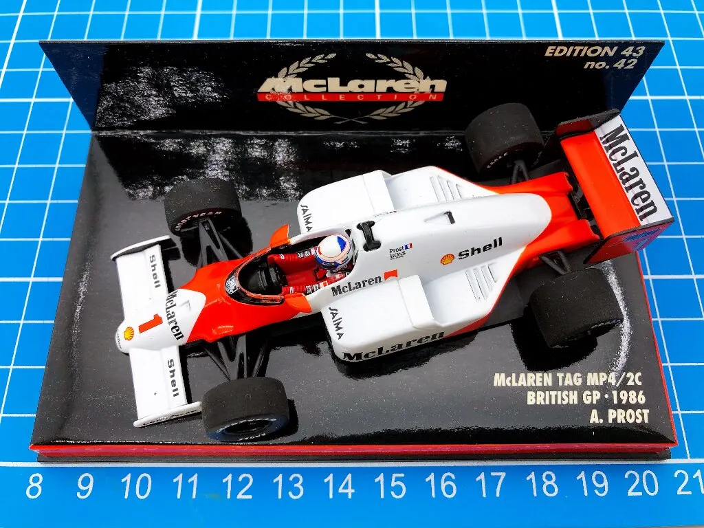 Фото Minichamps 1:43 F1 MP4/2-31 Prost Vettel Hakkinen Raikkonen Alonso Barton, лимитированная серия, статическая модель автомобиля из смолы и металла, игрушка-подарок №4