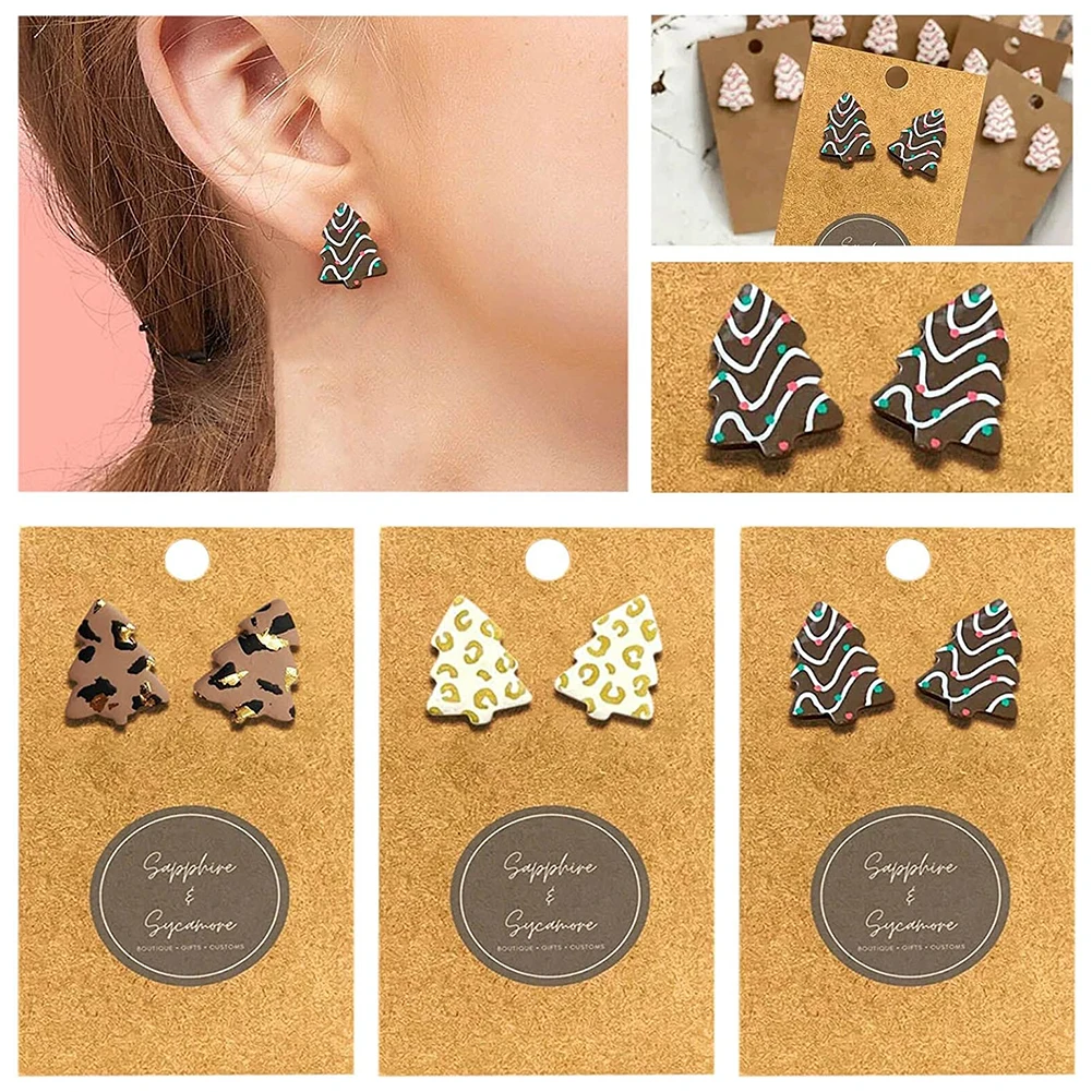 

1 Pair New Christmas Earrings Women Girl Creative Tree Earring Christmas Party Cute Simple Jewelry Gift 2023 Innovative Pandent