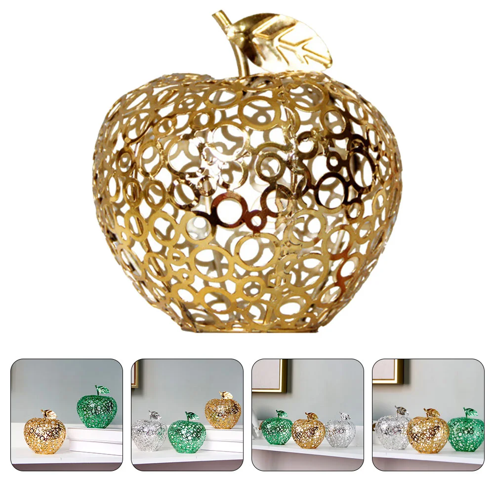 

Gold Table Decor Metal Ornament Model Desktop Home Ornaments Natural Crafts Xmas