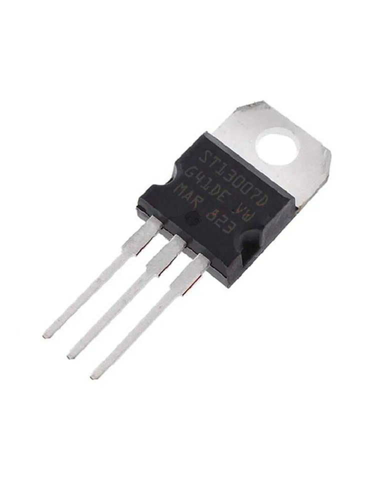 

10pcs ST13007D TO-220 ST13007A TO220 ST13007 13007D 13007A HIGH VOLTAGE FAST-SWITCHING NPN POWER TRANSISTOR