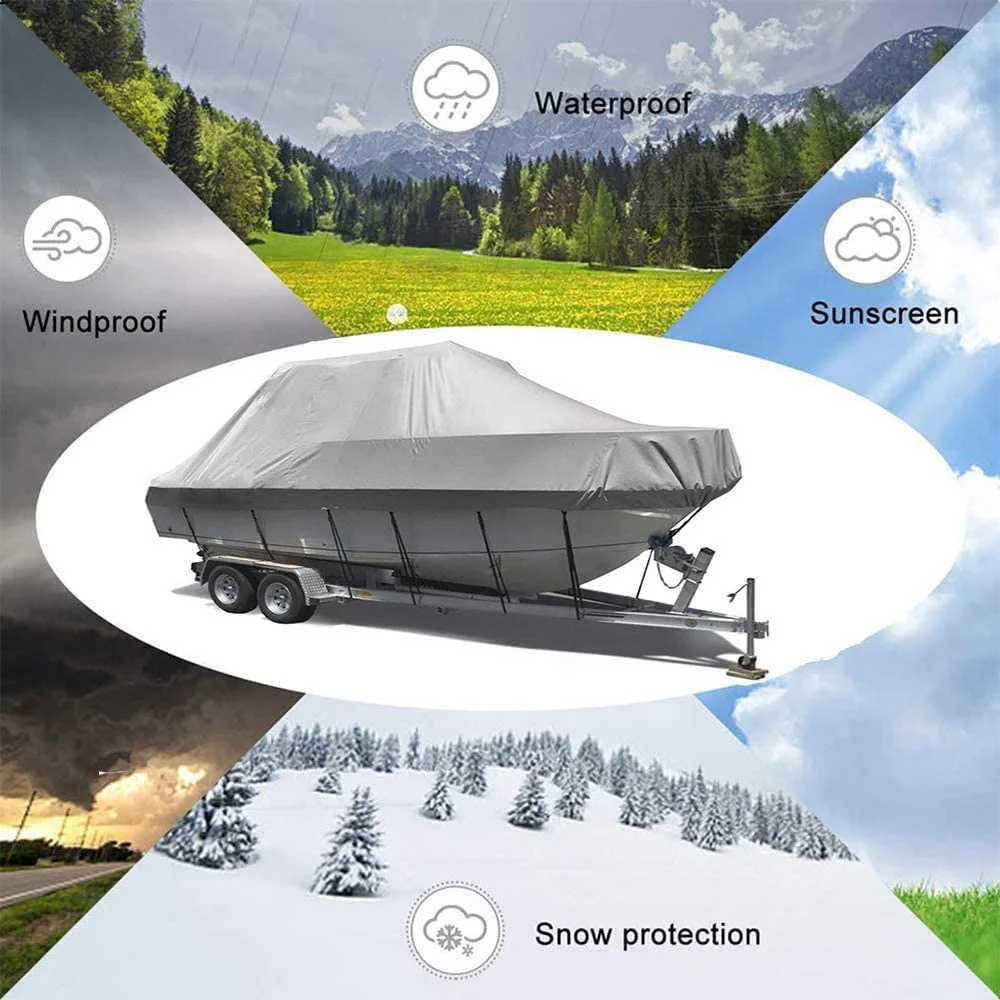 Чехол для лодки и яхты 210D водонепроницаемый навес от солнца тяжелых условий