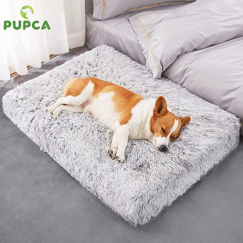 Plush Dog Bed Mat Cat Beds for Small Medium Large Dogs Removable for Cleaning Puppy Cushion Super Soft Claming Dog Beds Pet Bed