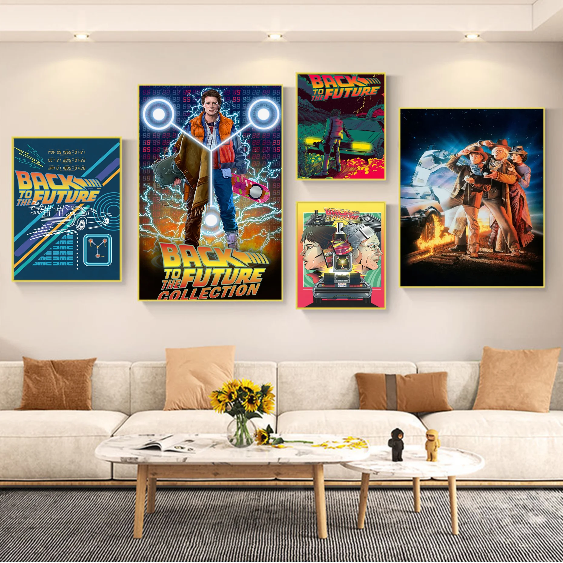 

Back To The Future Vintage Posters Sticky HD Quality Poster Wall Art Painting Study Stickers Wall Painting