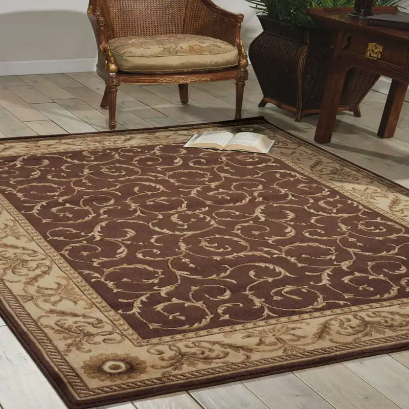 

Gorgeous Floral Brown 2' x 2'9" Area Rug, (2x3) for Home Decor and Comfort