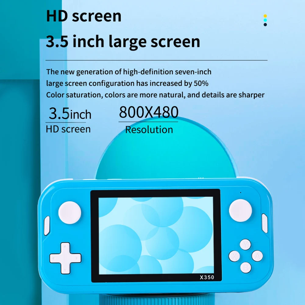 

Игровая консоль в стиле ретро, 3,5 дюйма, 6800 + игр