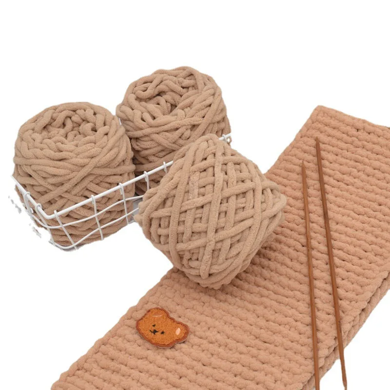 Смешанные цвета шарф нить шляпа обувь вязаная шерстяная пряжа из ровинга для