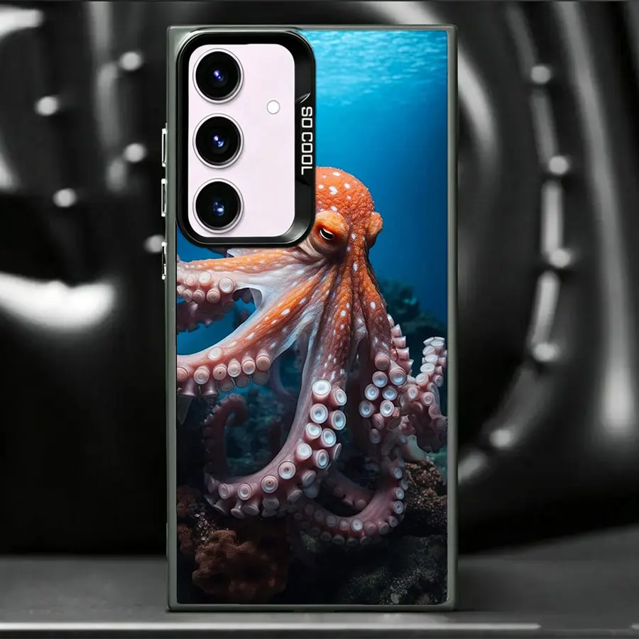 Чехол для телефона Samsung Galaxy A12 A13 A14 A22 A23 A24 A32 A33 A34 A54 A53 A52S A02S A03S Core A04E A04S A7 с изображением большого осьминога (art.: 3920db8a5d969) - 3920db8a5d969