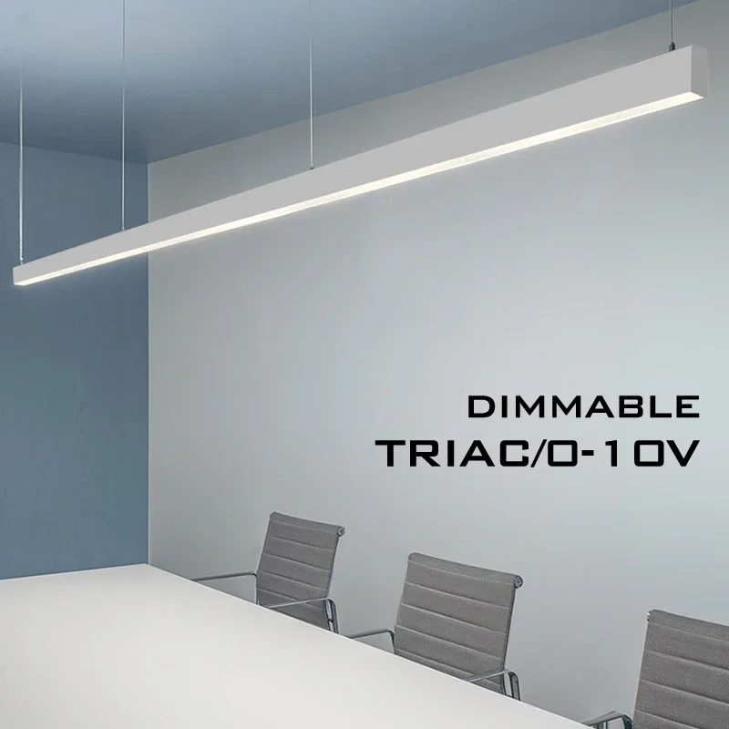 Современные линейные подвесные светильники минималистичный светодиодный