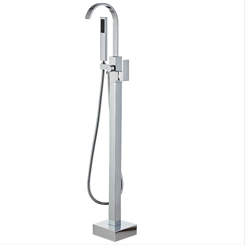 Напольная стойка высокого качества смеситель для ванны и душа отдельно стоящая