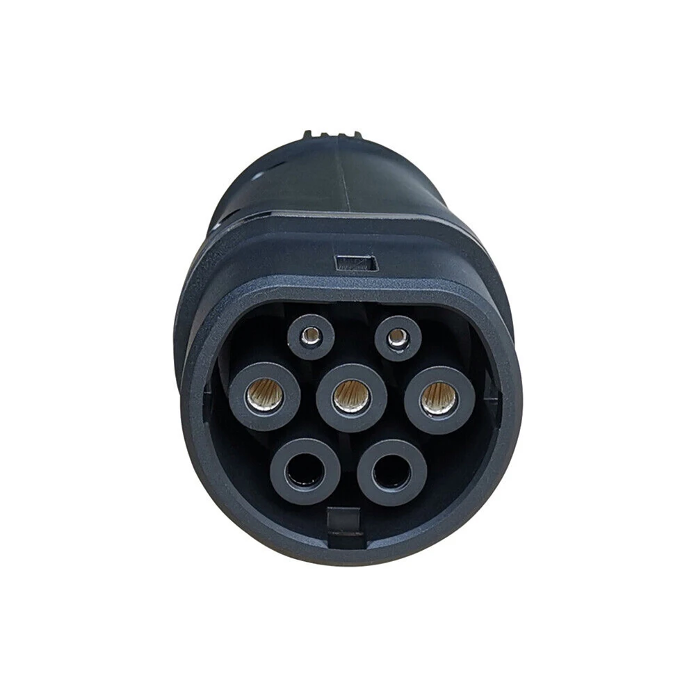 

Tool US To Europe Adapter EV Adapter For Type 2 Electric J1772 Adapter SAE Type 1 To Type 2 32A Durable High Quality Replacement