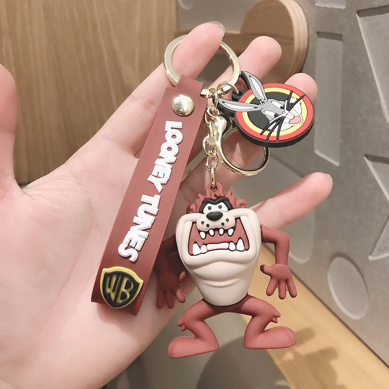 Брелок с мультяшным изображением утки кролика свиньи аниме животных серия