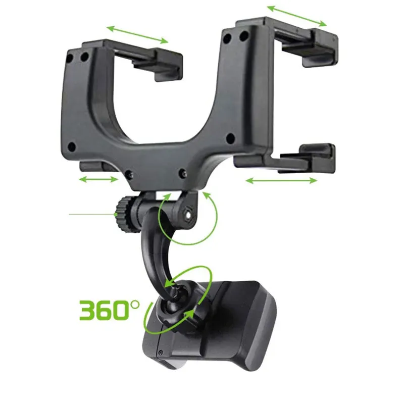 Универсальный держатель для телефона в автомобиль заднего вида, подходит для смартфонов от 4 до 7 дюймов, стенд для видеорегистратора в аксессуарах.