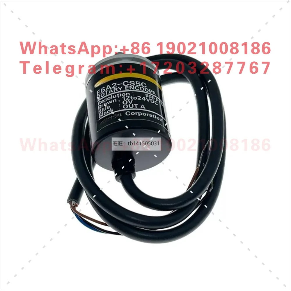 Фото Оригинальный роторный энкодер E6A2-CS5C 500P/R 0.5M E6A2-CW5C 200P №2