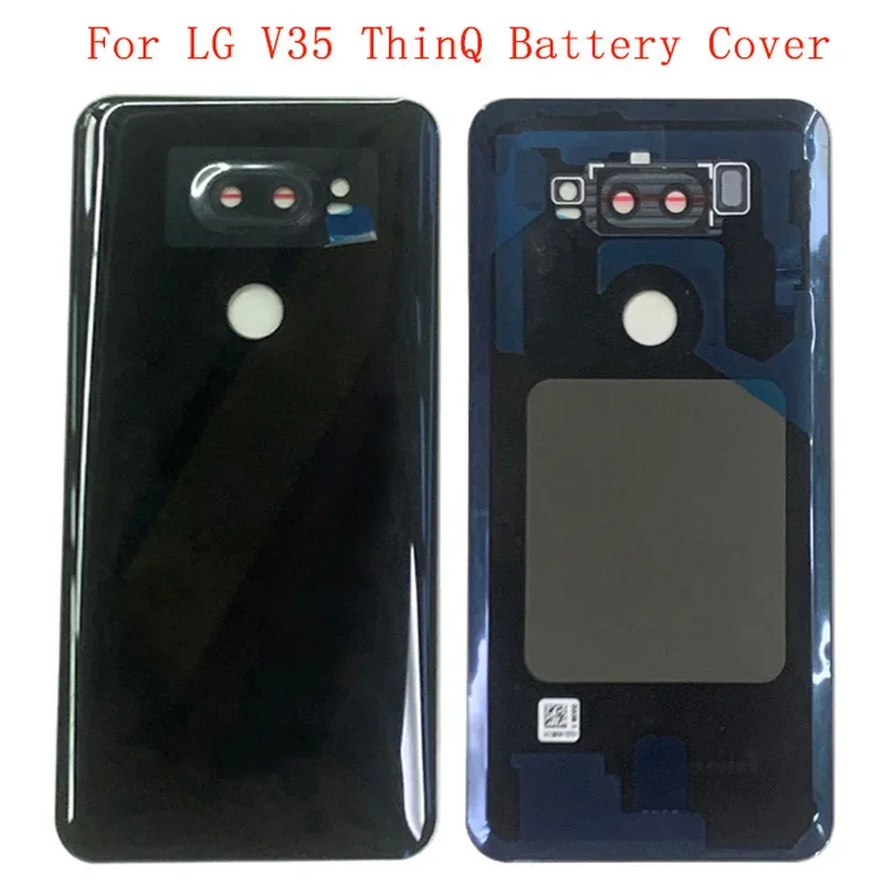 Задняя крышка батарейного отсека Крышка для LG V35 ThinQ LMV350 задняя с объективом