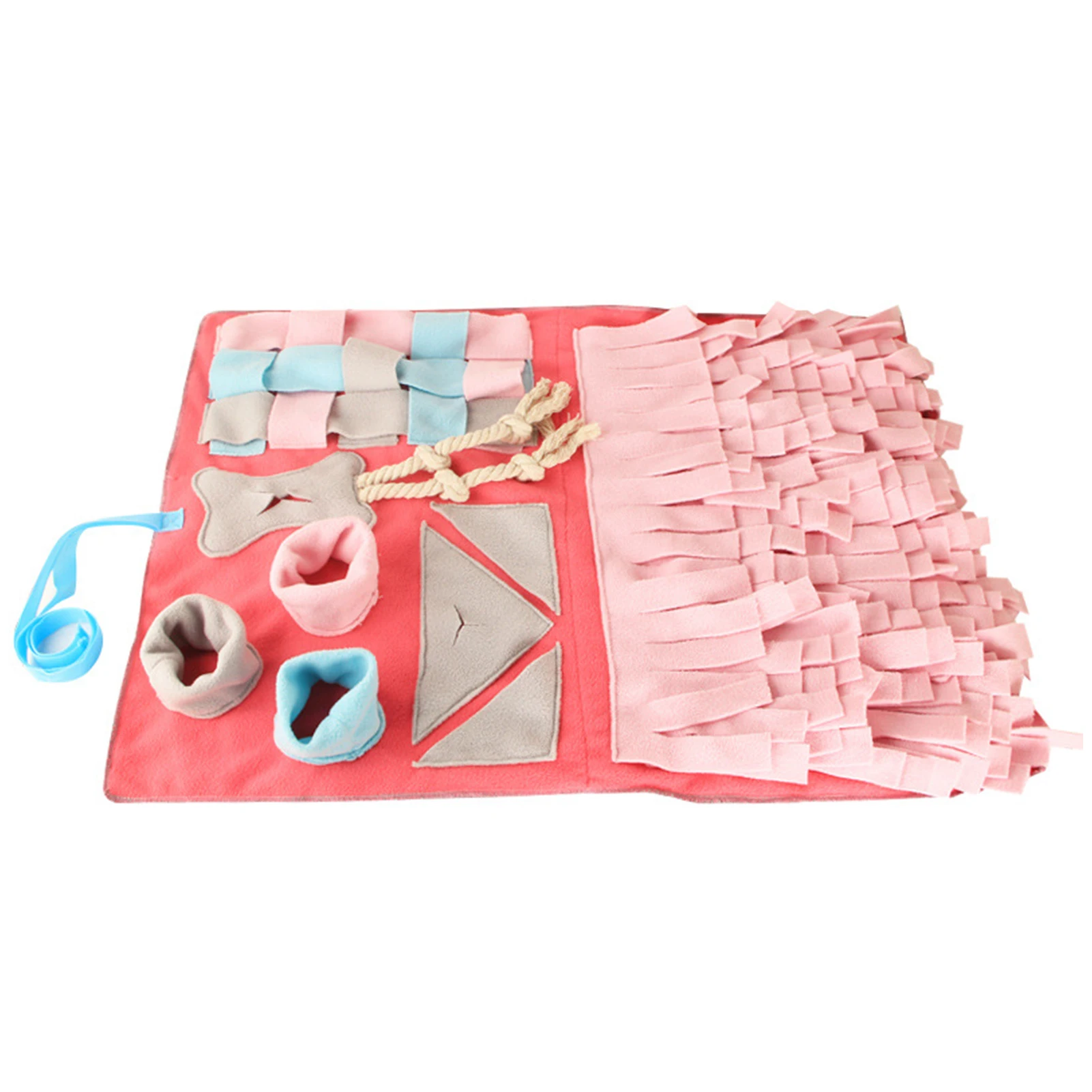 

Медленное питание с веревкой, планшетофон с прямоугольным запахом, Интерактивная подушка для снятия стресса, тренировочная игрушка для соб...