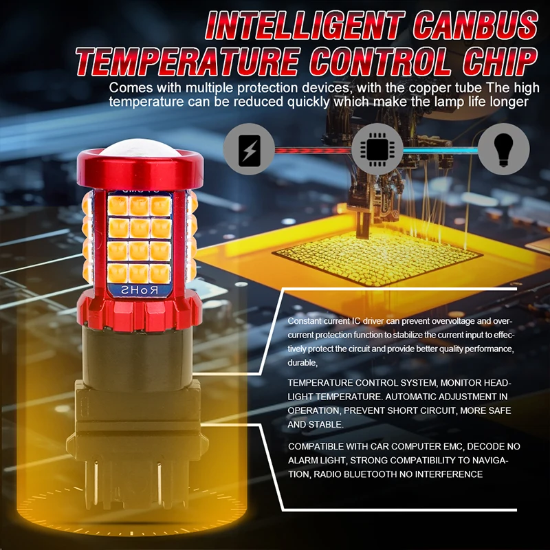 2 шт. 3157 3156 P27/7 Вт фонарь заднего хода задний тормоз